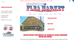 Desktop Screenshot of crossvillefleamarket.com